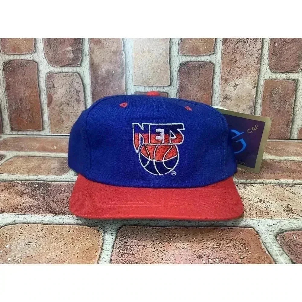 Vintage NBA Nets Toddler Snapback Hat Blue Red 90s By The G-Cap Ages 2-4 Yrs